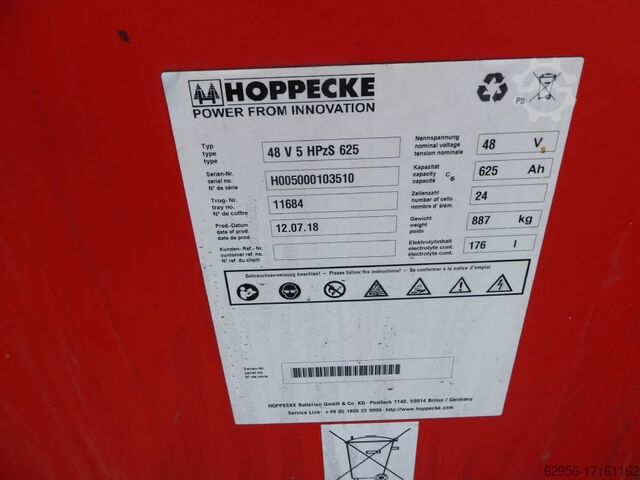 Elektrische vorkheftruck 3 wielen Linde E16P-02