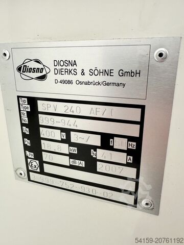 Mixers Diosna SPV240 AF/T