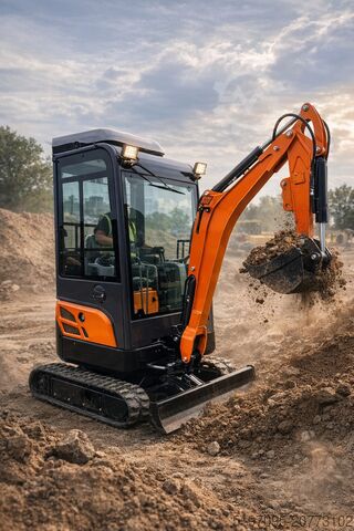 Mini excavator 1.6 t class Tec Point GmbH - Motor Kubota D902 SE18 Vollkabine - Klimaanlage + Heizung