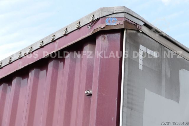 Semirremolque abierto con toldo KRONE Pritsche Plane XL MegaLiner BPW Edscha Bordwände