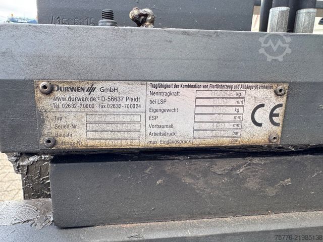 Wózek widłowy czołowy STILL RX 70-80  Diesel  4,75m H  Orig. 1.091h  8ton