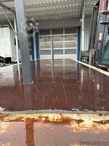 Byt karosseri öppet Krone Plattform 7,82m mit Steckrungen mittig