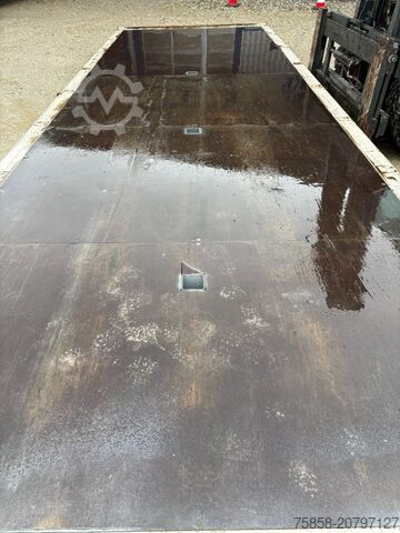 Byt karosseri öppet Krone Plattform 7,82m mit Steckrungen mittig