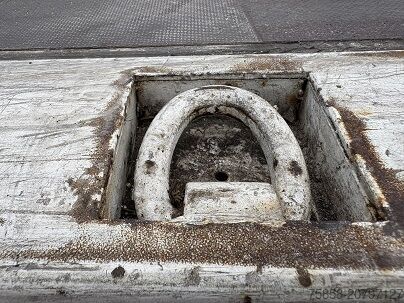 Byt karosseri öppet Krone Plattform 7,82m mit Steckrungen mittig