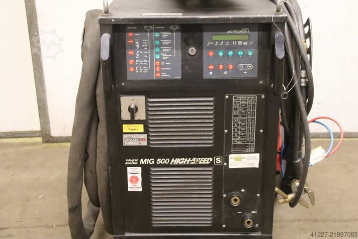 Saldatrice MIG/MAG a gas protettivo 500 A pulsato EWM MIG 500 HIGH-SPEED