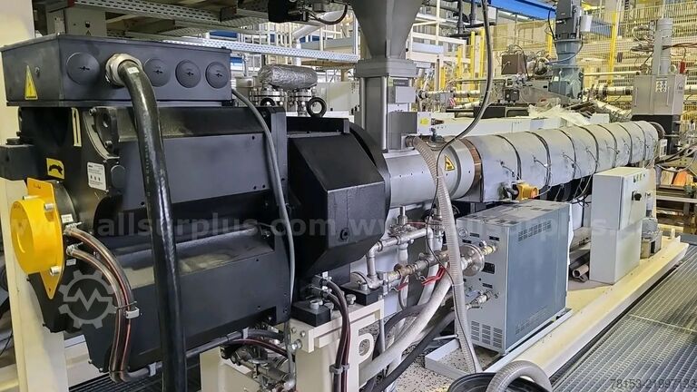 Extruder 105mm for HDPE and Master batch Breyer 