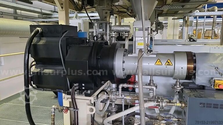 Extruder 105mm for HDPE and Master batch Breyer 