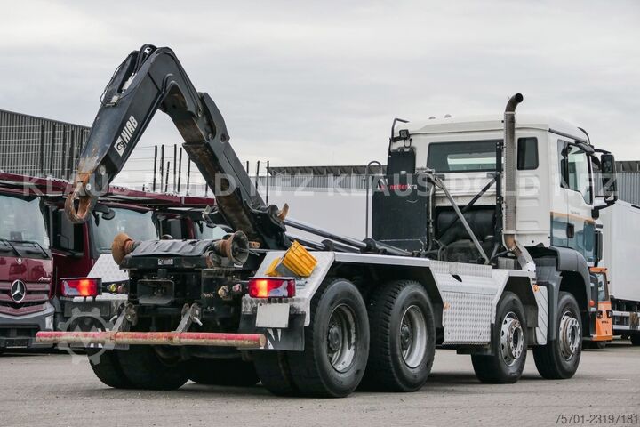 Autocamion cu cârlig pentru containere MAN TGS 35.480 Abrollkipper Hiab Retarder Euro 5