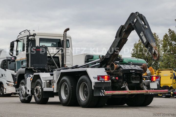 Autocamion cu cârlig pentru containere MAN TGS 35.480 Abrollkipper Hiab Retarder Euro 5