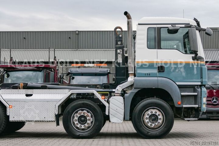 Autocamion cu cârlig pentru containere MAN TGS 35.480 Abrollkipper Hiab Retarder Euro 5