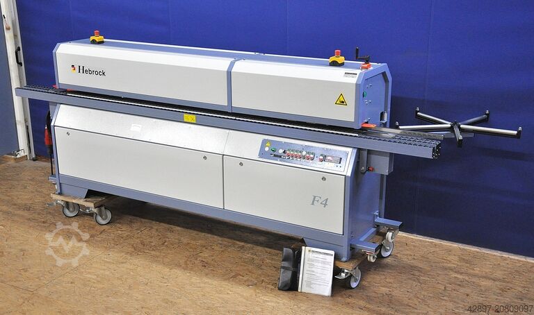 Encoladora de cantos con unidad de fresado Hebrock F4