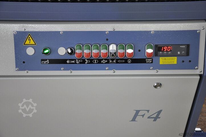 Encoladora de cantos con unidad de fresado Hebrock F4