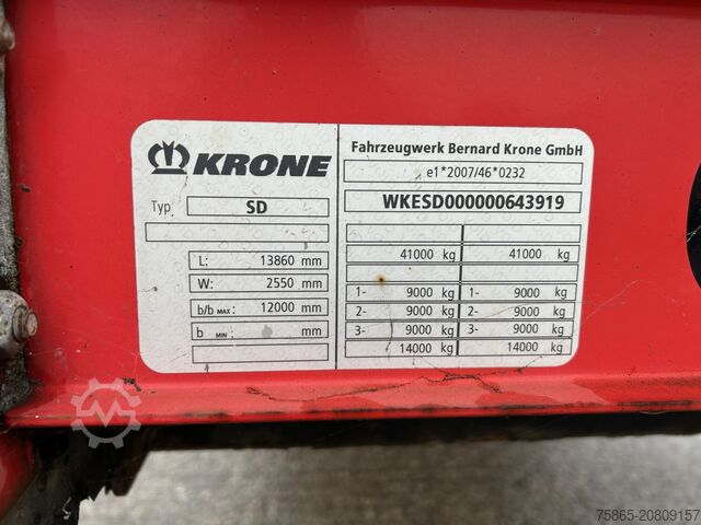 Συρόμενοι μουσαμάδες Krone Profi Liner / Curtainside / VALX Drum / NL Trailer