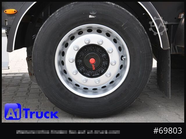 Rönkhordó félpótkocsi FLIEGL SDS01, Langholz, Containeraufbau, Liftachse,