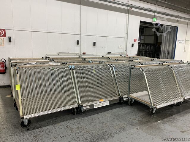 Vozík na třídění skla, vozík na přepravu skla SMT Lager FW - S