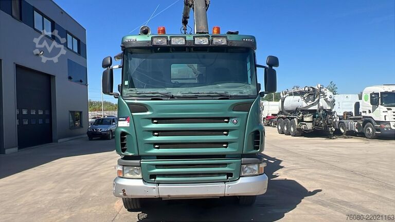 Volquete con grúa Scania G 380 (EURO 5 / BIG HUB / STEEL SUSP. / HMF 164...