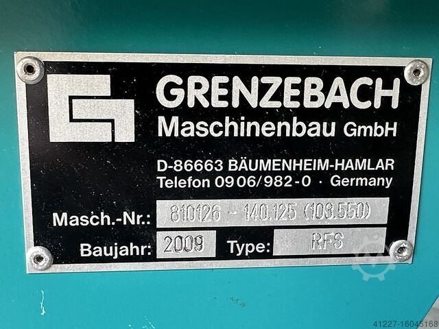 Transportator cu role acționat Grenzebach RFS 1250 x 1000 mm