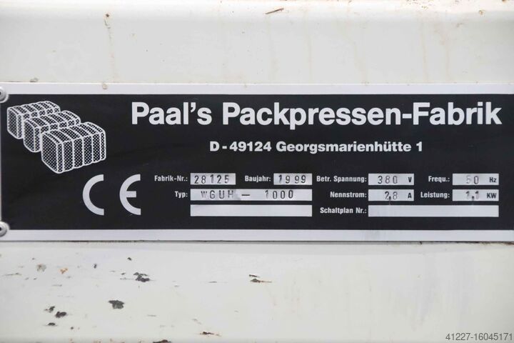 Μεταφορικός ιμάντας 25 m/min Paal's WGUH-1000 2800 x 960 mm