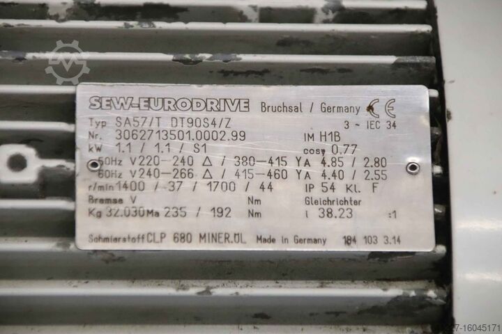 Μεταφορικός ιμάντας 25 m/min Paal's WGUH-1000 2800 x 960 mm