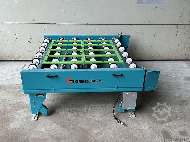 Rollenbaan aangedreven met roterende eenheid Grenzebach RFS 1250 x 1500 mm