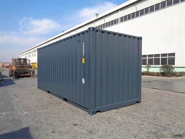 Scheepscontainer 20-Fuß Lagercontainer 20-Fuß Container RAL7035 HAMBURG