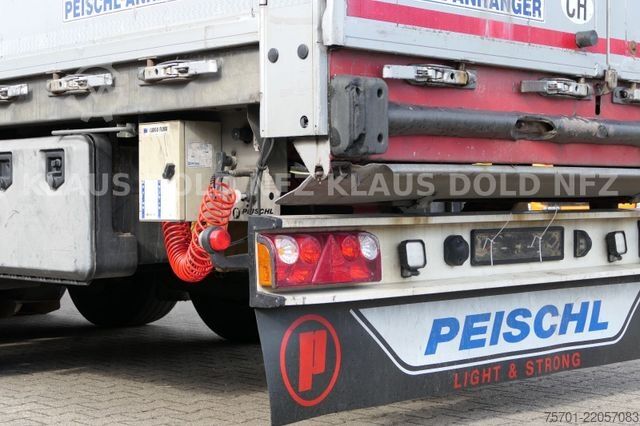 Åben sættevogn med presenning PEISCHL 3ESP0S Schubboden Seitliche Türen Liftachse