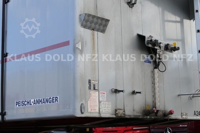 Åben sættevogn med presenning PEISCHL 3ESP0S Schubboden Seitliche Türen Liftachse