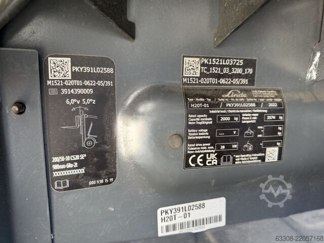 LPG gaffeltrucks Linde H20T-01