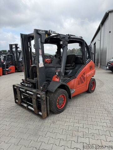Diesel gaffeltrucks Linde H50D-02 Containerfähig