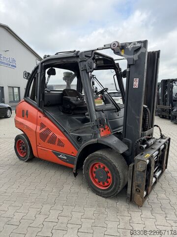 Diesel gaffeltrucks Linde H50D-02 Containerfähig