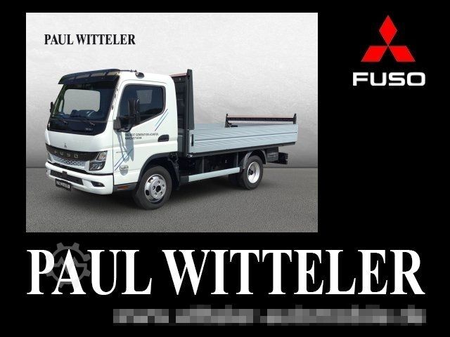 Φορτηγό pick-up FUSO eCanter 4C15e S-Batterie Pritschenaufbau/LED