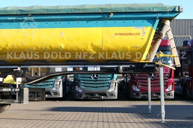 Kippers oplegger SCHWARZMÜLLER SM Kippmulde Plane SAF-Achsen Kamera