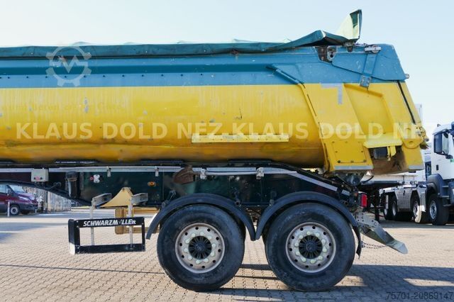 Kippers oplegger SCHWARZMÜLLER SM Kippmulde Plane SAF-Achsen Kamera