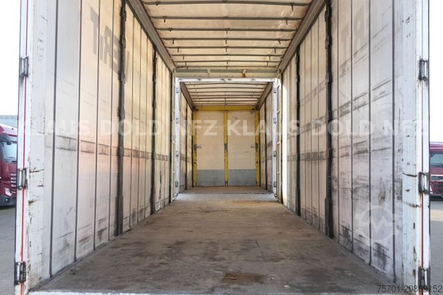 Flaklastbil med kapell MAN TGX 18.400 Retarder Komplettzug mit Anhänger