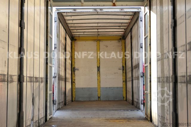 Flaklastbil med kapell MAN TGX 18.400 Retarder Komplettzug mit Anhänger