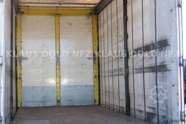 Flatbed truck with tarp MAN TGX 18.400 Pritsche Plane Retarder 2-Tanks