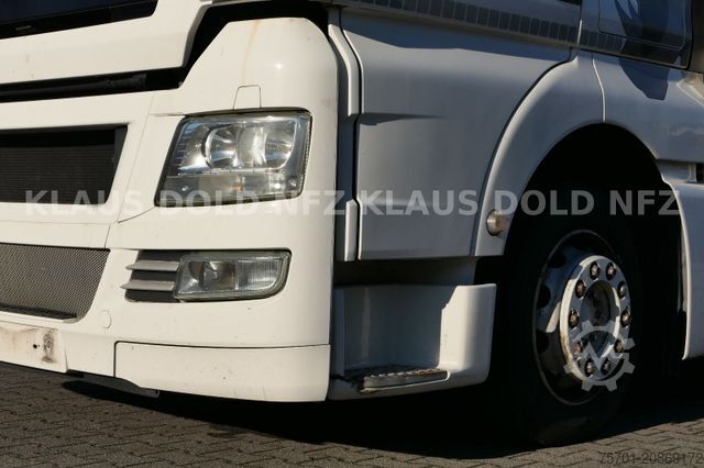 Flatbed truck with tarp MAN TGX 18.400 Pritsche Plane Retarder 2-Tanks