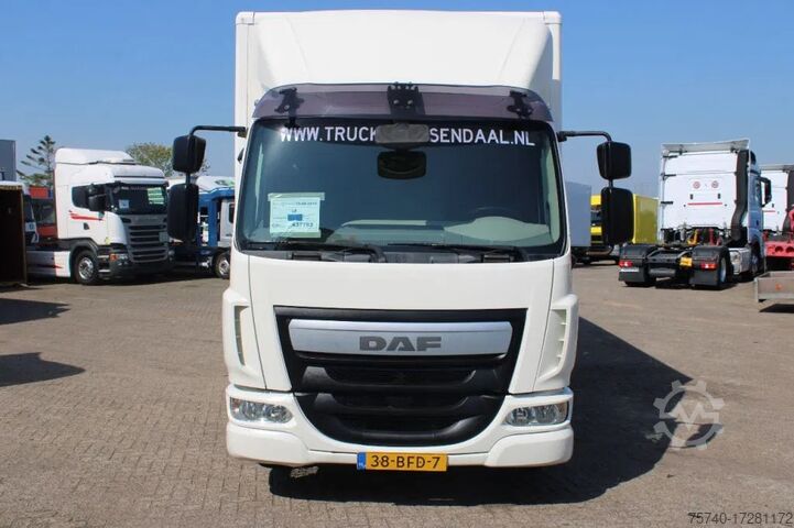 Koffer DAF LF 180 + Euro 6 + Dhollandia Lift + 12t