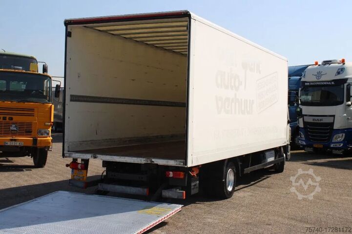 Koffer DAF LF 180 + Euro 6 + Dhollandia Lift + 12t