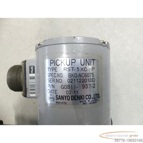 Control unit Mitsubishi HD80-11SP DC Servo Motor SN: N77805021 mit RST-5XC-11P Aufnahme