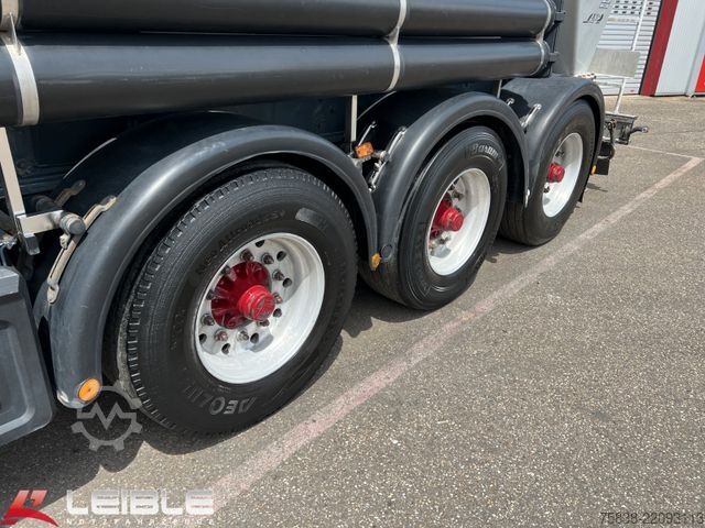 Siloauflieger FELDBINDER KIP 45.3*45m³ Kippsilo*4 Domdeckel*BPW Eco