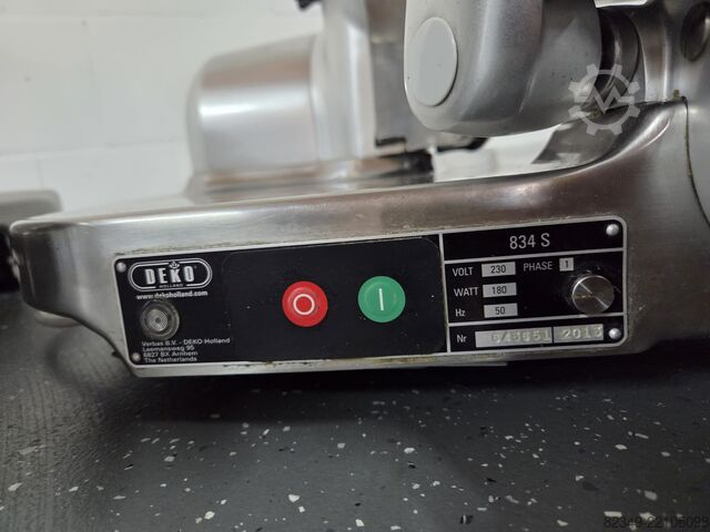 Fleischverarbeitungsmaschine Aufschnittmaschine Deko 834 S