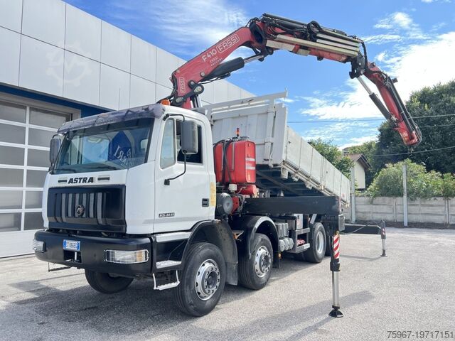 Driezijdige kipper met kraan Astra HD7 84-45