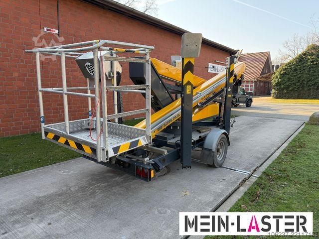 Remorcă cu platformă de lucru Paus PAUS GT 16AG  Arbeitshöhe 16m 200kg Stromagregat