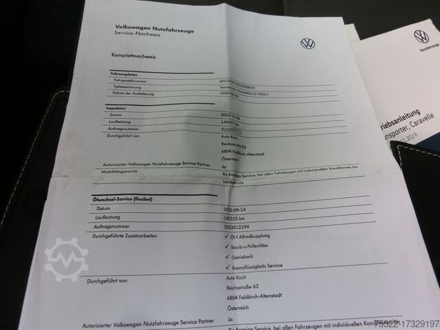 T6.1 Doka panelová dodávka s pohonem všech kol 7stupňová převodovka DSG klimatizace VW T6.1 Doka Kasten Allrad 7-Gang DSG-Klima
