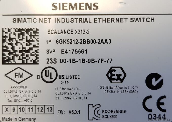Siemens SPS SCALANCE X212-2 Siemens 6GK5212-2BB00-2AA3 Siemens SPS