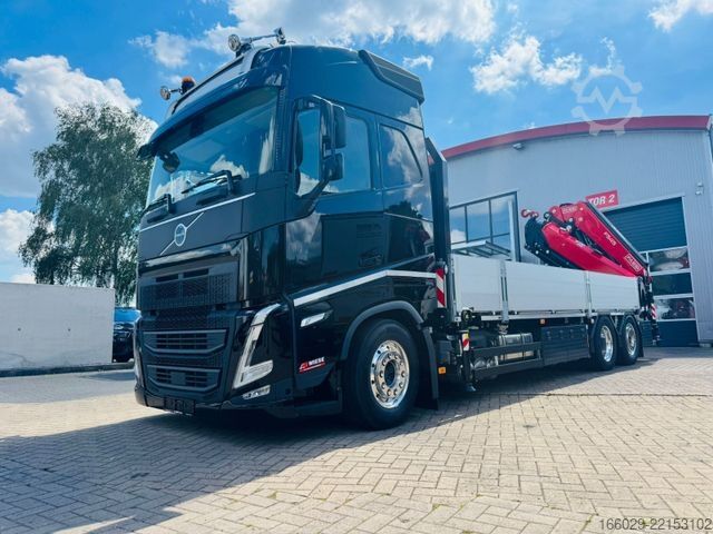 Platós teherautó VOLVO FH 540 6x2 Container Fassi F545 Heck 360° 100%