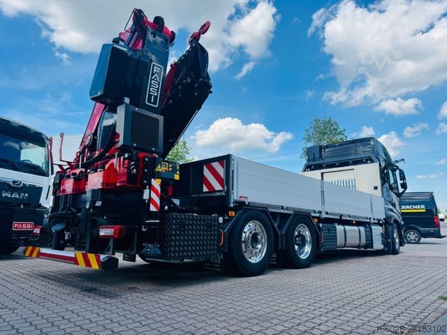 Platós teherautó VOLVO FH 540 6x2 Container Fassi F545 Heck 360° 100%