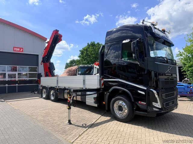 Platós teherautó VOLVO FH 540 6x2 Container Fassi F545 Heck 360° 100%