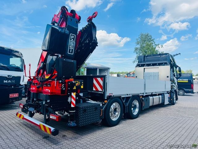 Platós teherautó VOLVO FH 540 6x2 Container Fassi F545 Heck 360° 100%